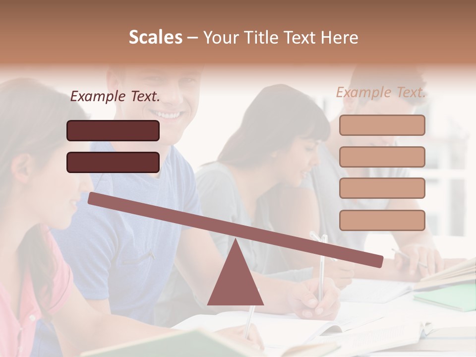 Beautiful Side View Male PowerPoint Template