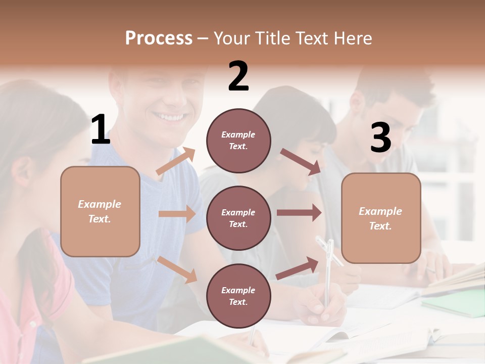 Beautiful Side View Male PowerPoint Template