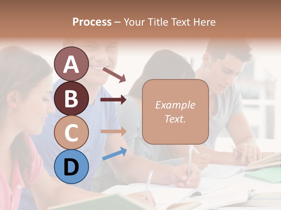Beautiful Side View Male PowerPoint Template