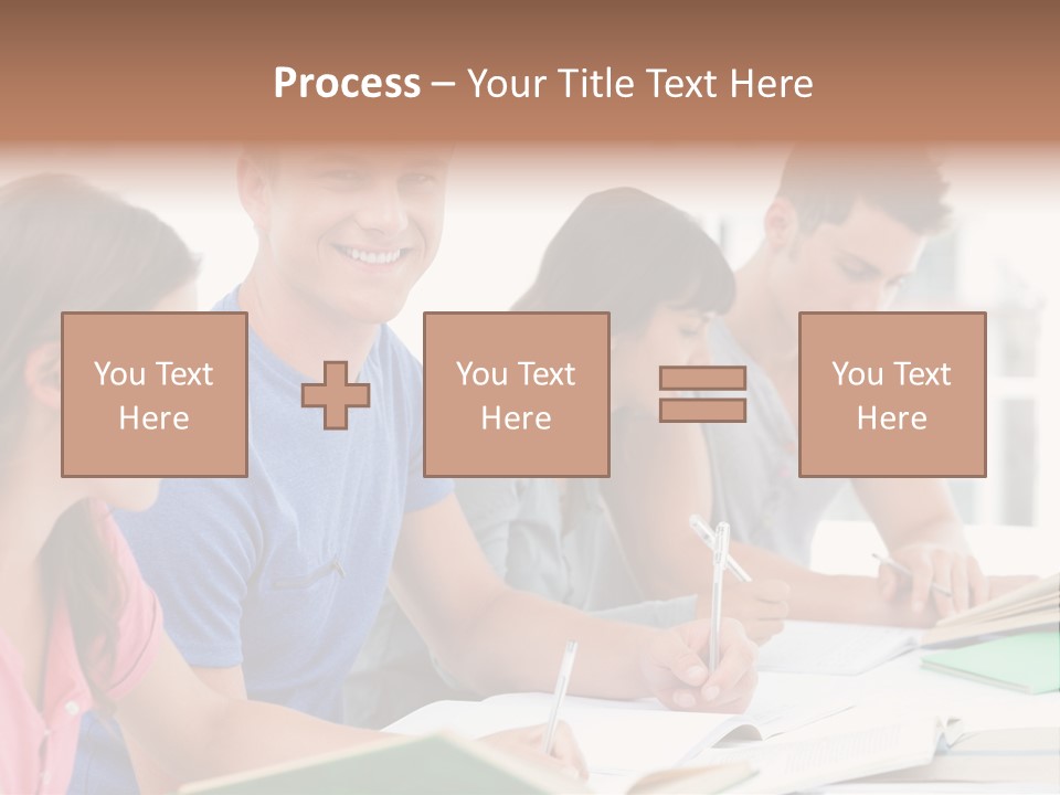 Beautiful Side View Male PowerPoint Template