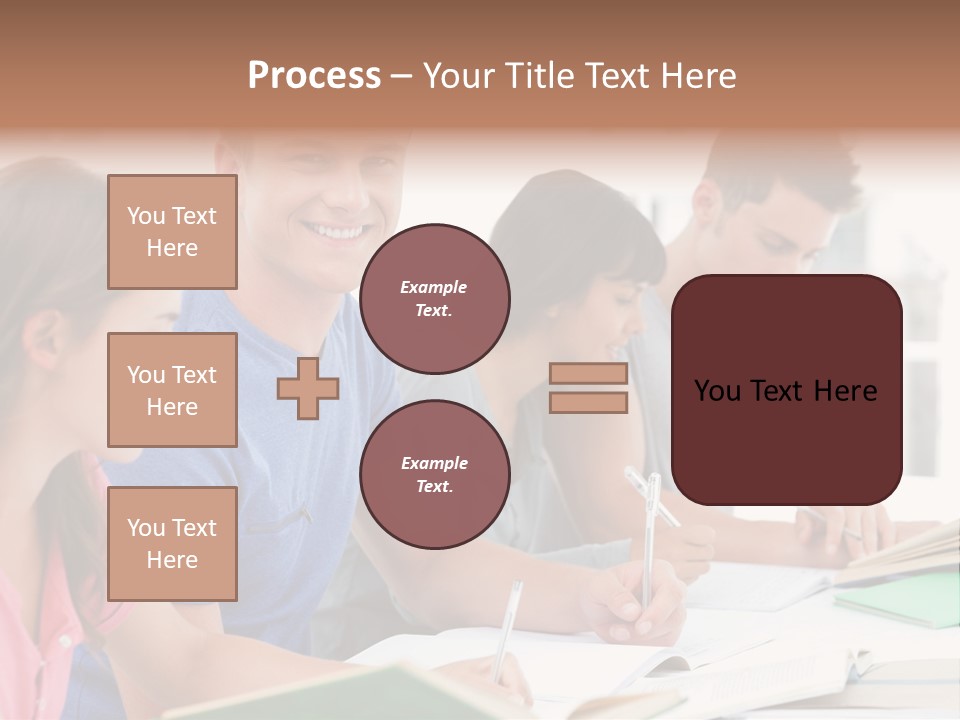 Beautiful Side View Male PowerPoint Template