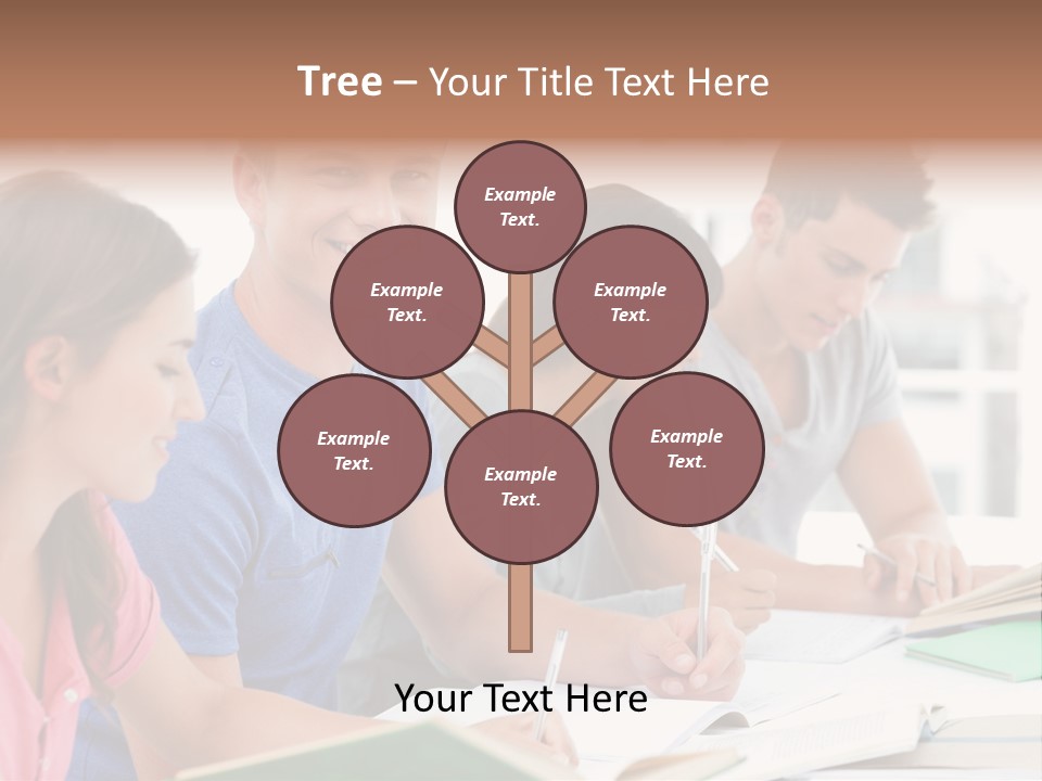 Beautiful Side View Male PowerPoint Template