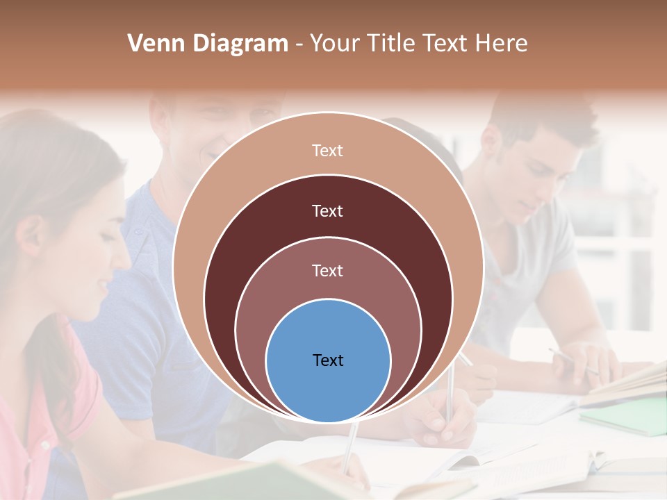 Beautiful Side View Male PowerPoint Template