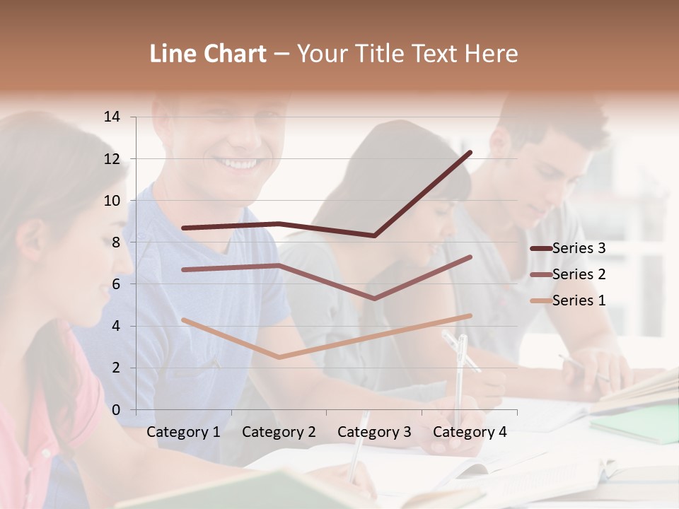 Beautiful Side View Male PowerPoint Template