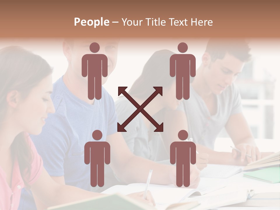 Beautiful Side View Male PowerPoint Template