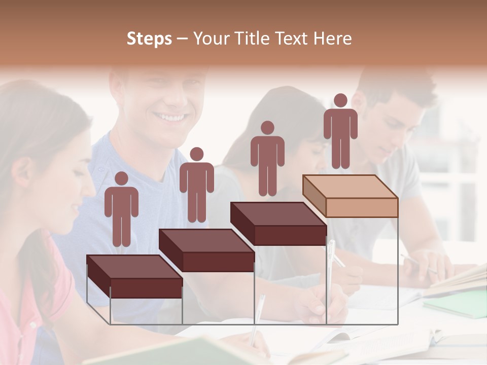 Beautiful Side View Male PowerPoint Template