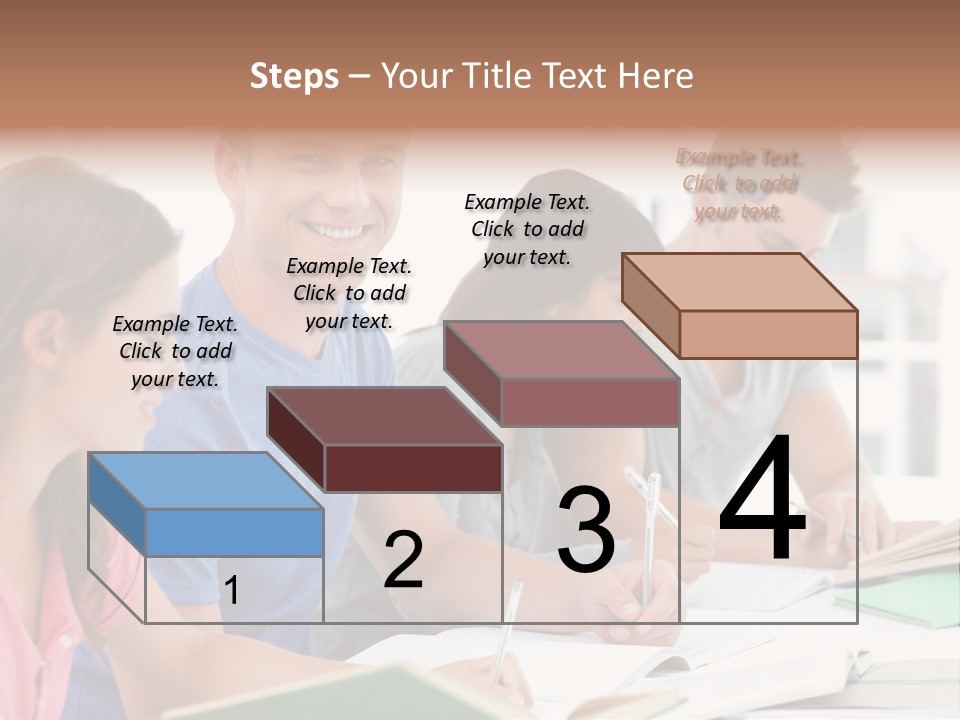 Beautiful Side View Male PowerPoint Template