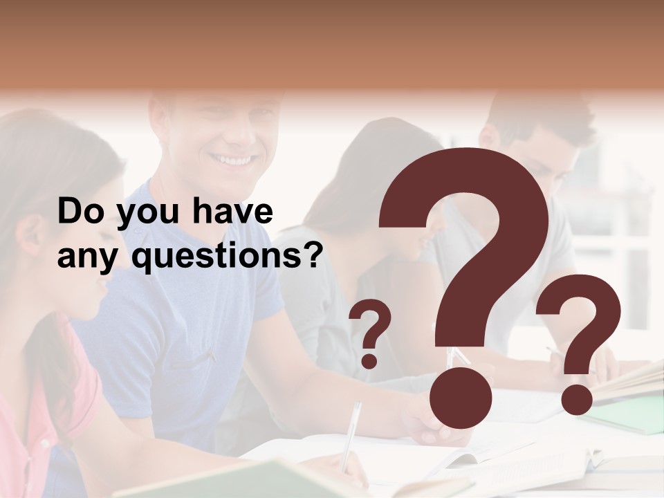 Beautiful Side View Male PowerPoint Template