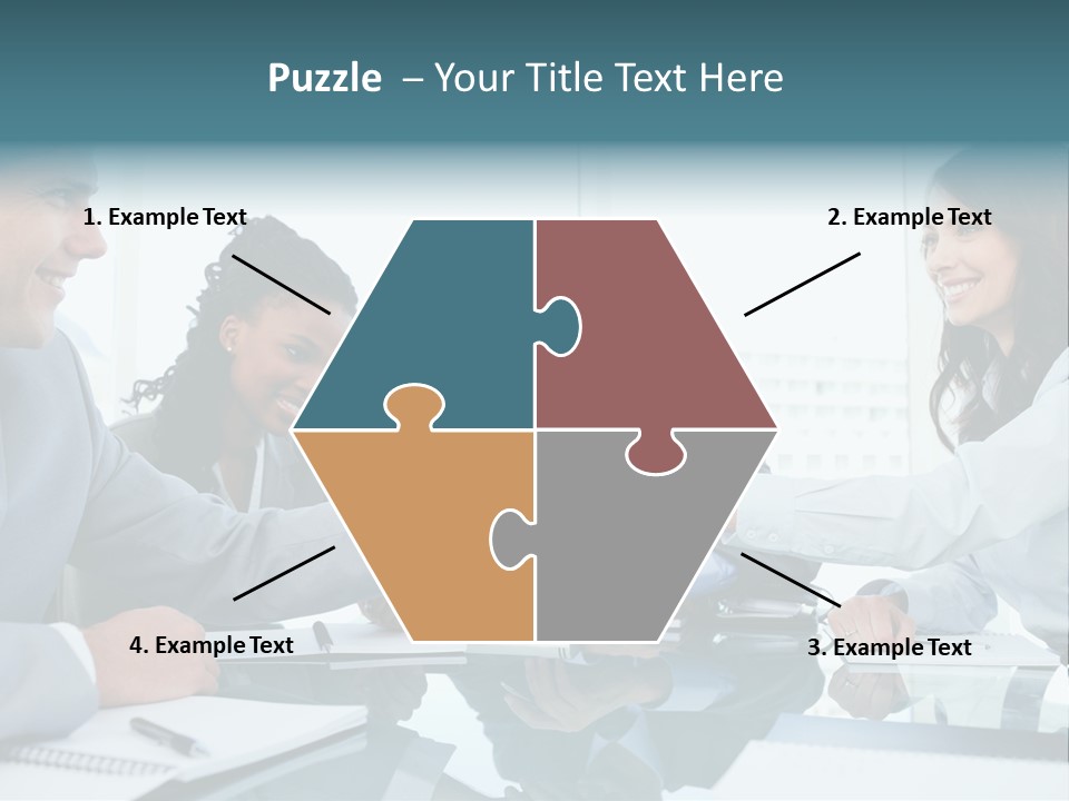 Employee Mature Adult Woman PowerPoint Template