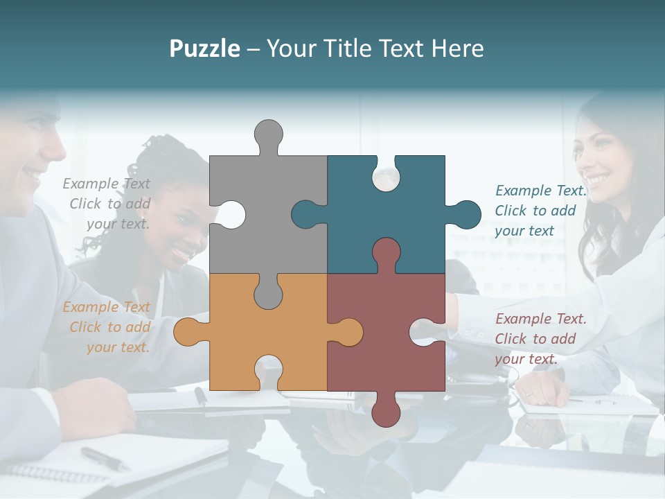 Employee Mature Adult Woman PowerPoint Template