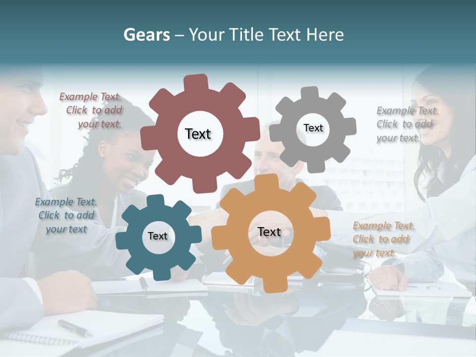 Employee Mature Adult Woman PowerPoint Template