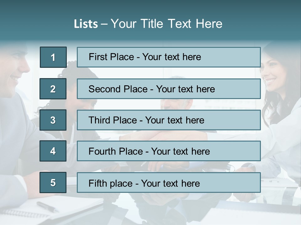 Employee Mature Adult Woman PowerPoint Template