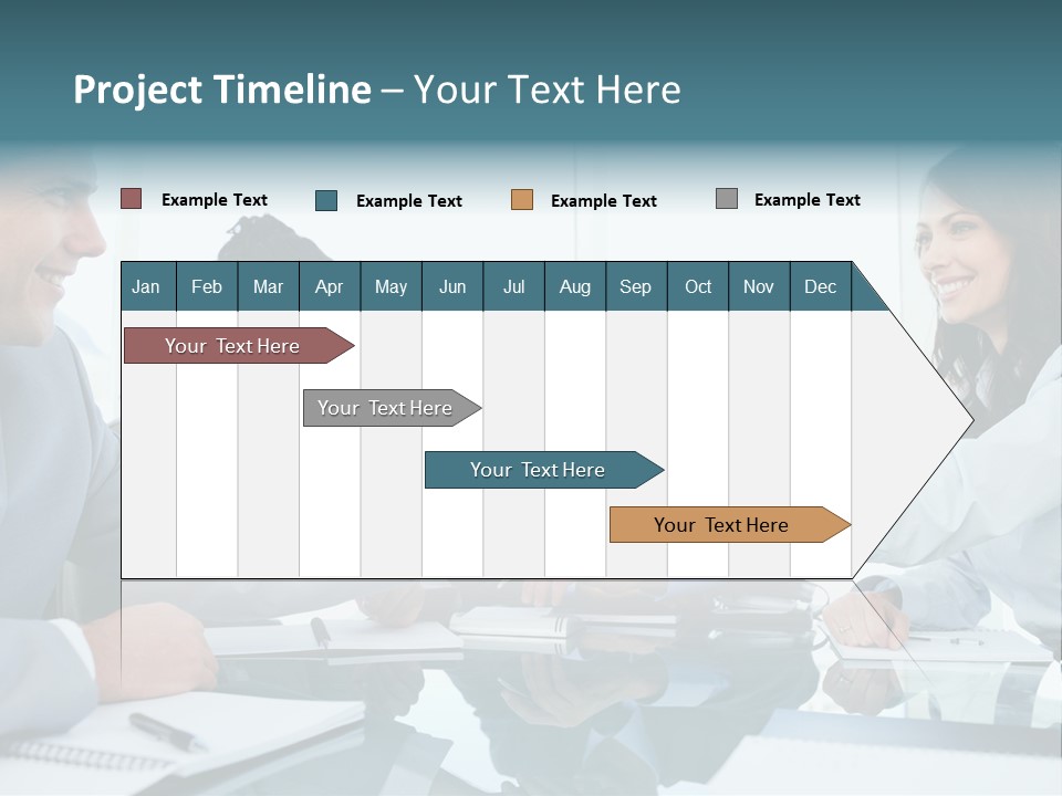 Employee Mature Adult Woman PowerPoint Template