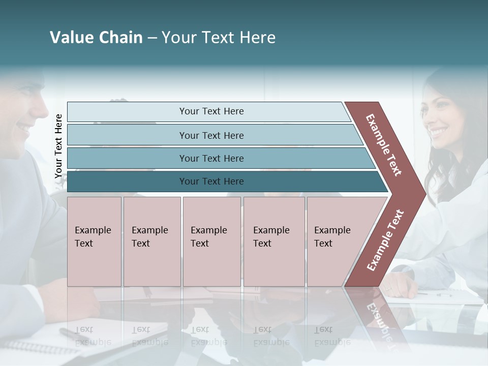 Employee Mature Adult Woman PowerPoint Template