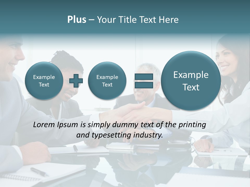 Employee Mature Adult Woman PowerPoint Template