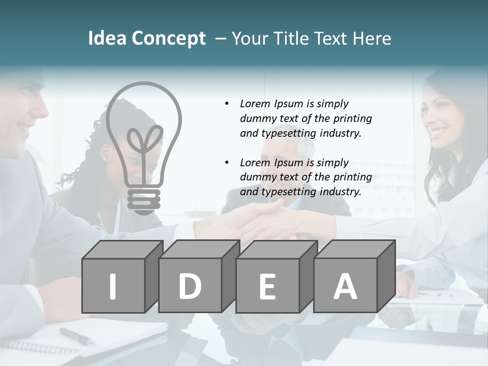 Employee Mature Adult Woman PowerPoint Template