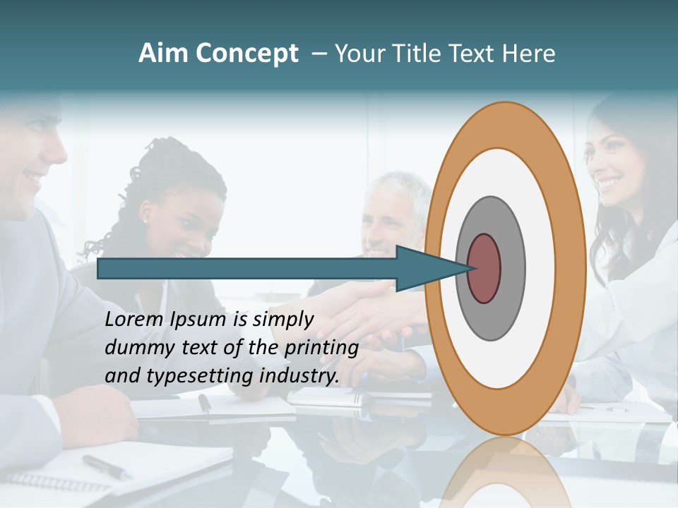 Employee Mature Adult Woman PowerPoint Template