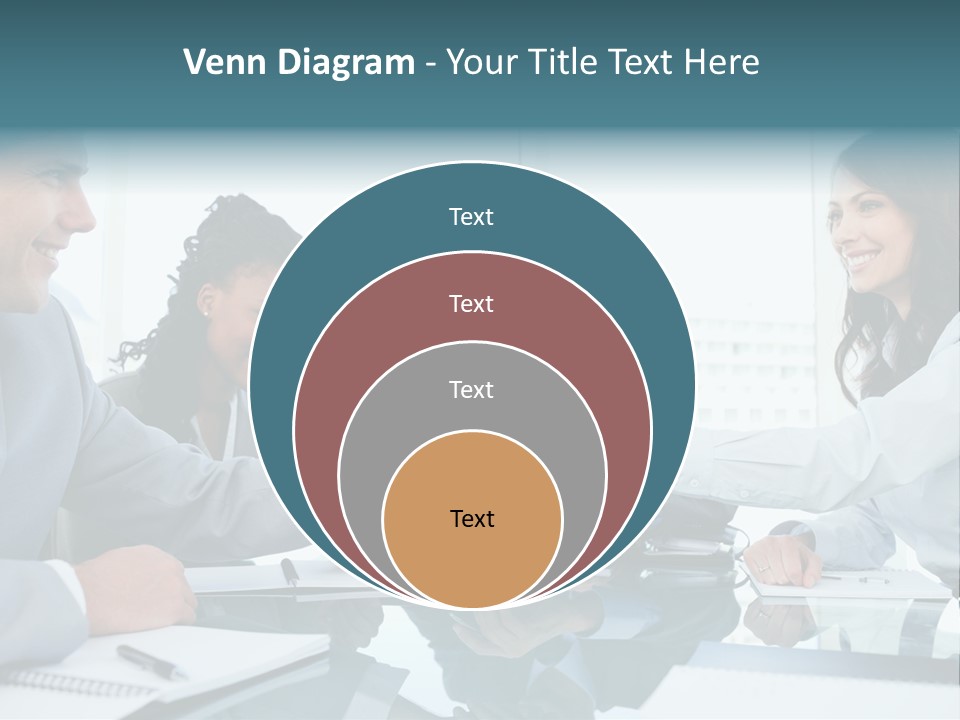 Employee Mature Adult Woman PowerPoint Template