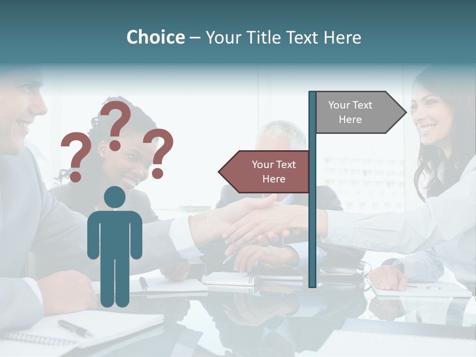 Employee Mature Adult Woman PowerPoint Template