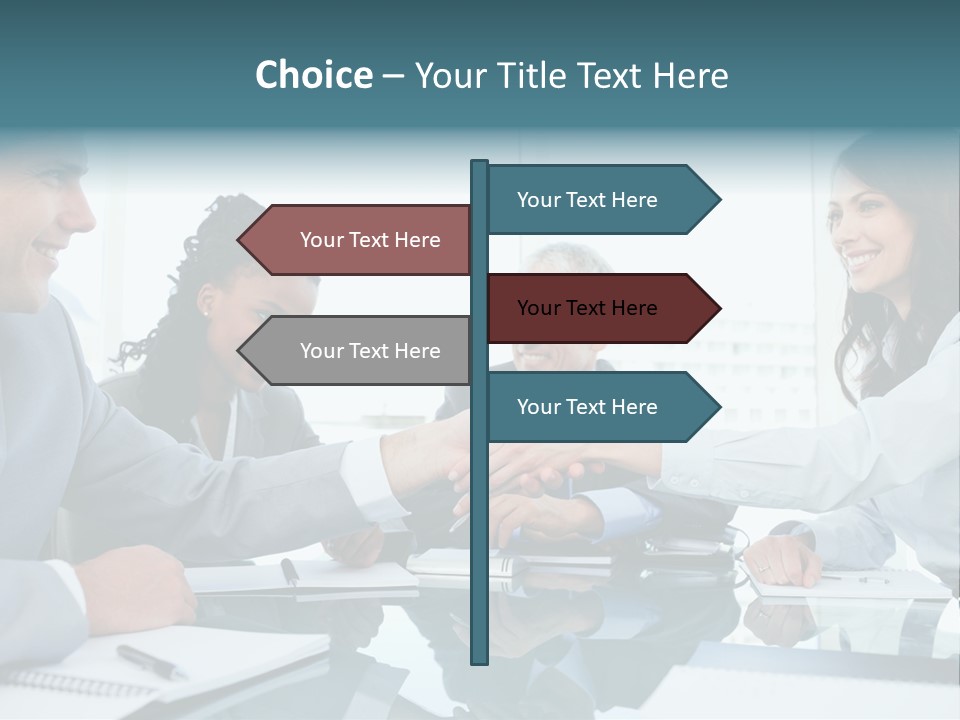 Employee Mature Adult Woman PowerPoint Template