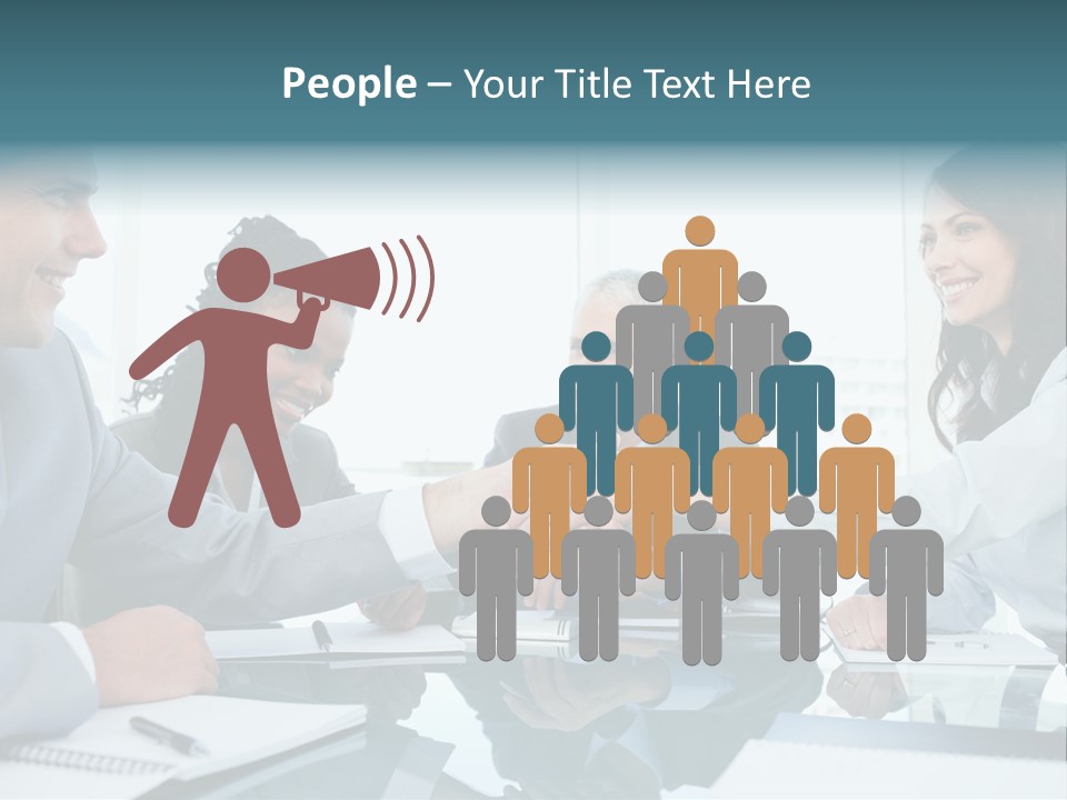 Employee Mature Adult Woman PowerPoint Template