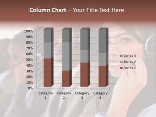 Male Phone Helpdesk PowerPoint Template