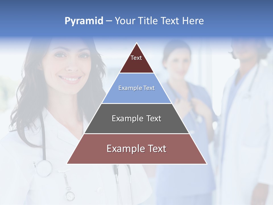 A Group Of Doctors Standing In A Hospital PowerPoint Template