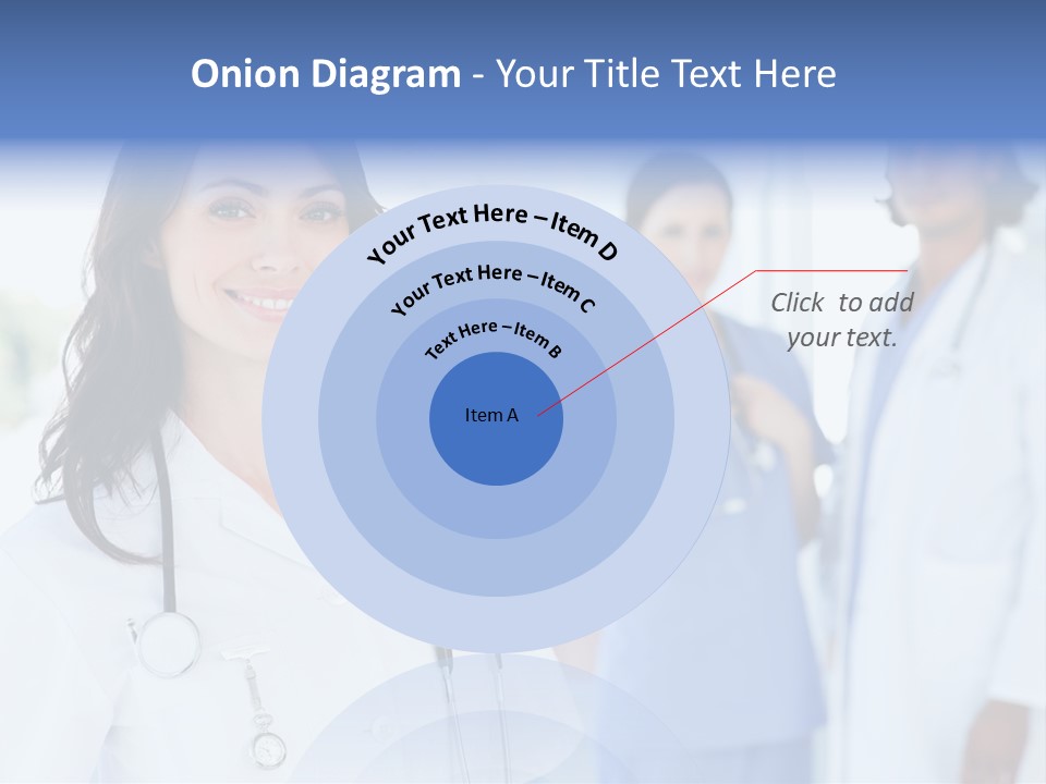 A Group Of Doctors Standing In A Hospital PowerPoint Template