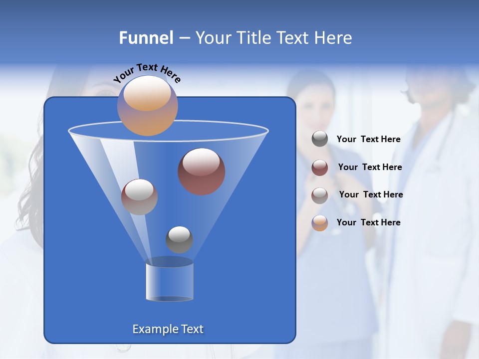 A Group Of Doctors Standing In A Hospital PowerPoint Template