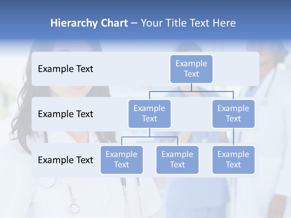A Group Of Doctors Standing In A Hospital PowerPoint Template