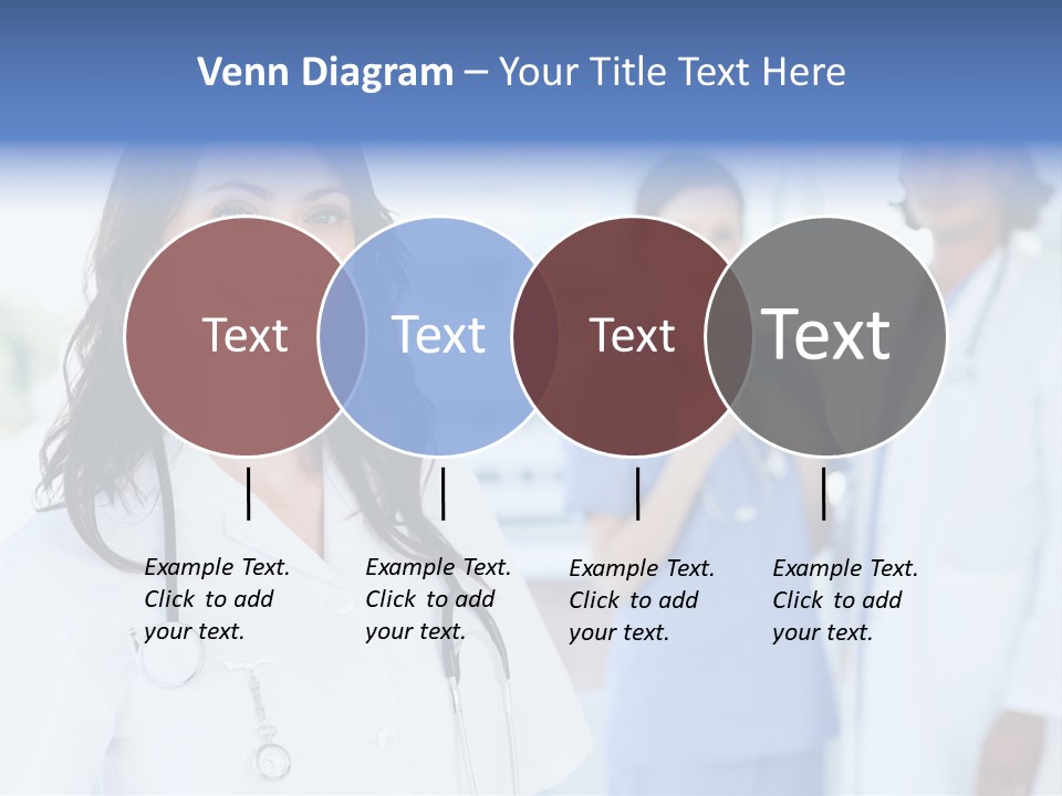 A Group Of Doctors Standing In A Hospital PowerPoint Template