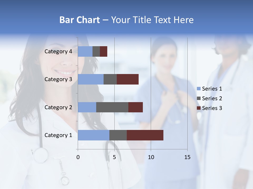 A Group Of Doctors Standing In A Hospital PowerPoint Template