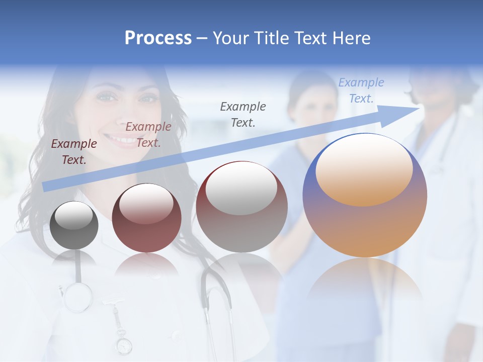A Group Of Doctors Standing In A Hospital PowerPoint Template