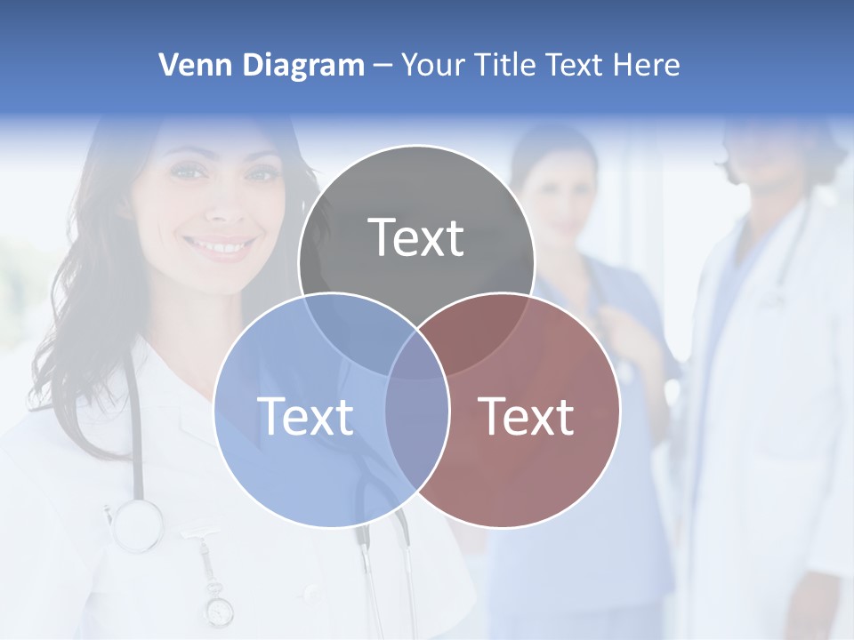 A Group Of Doctors Standing In A Hospital PowerPoint Template