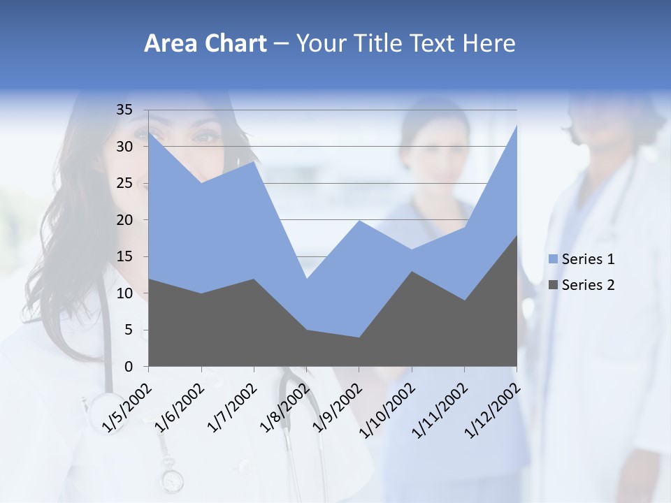 A Group Of Doctors Standing In A Hospital PowerPoint Template