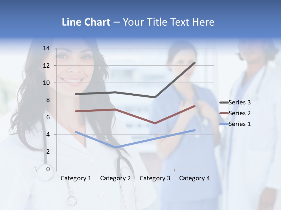 A Group Of Doctors Standing In A Hospital PowerPoint Template