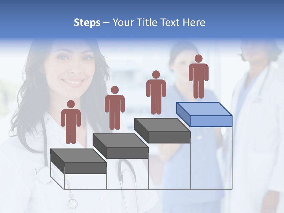 A Group Of Doctors Standing In A Hospital PowerPoint Template