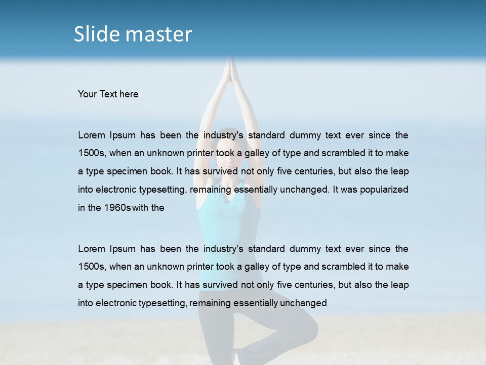 Position Zen Happy PowerPoint Template