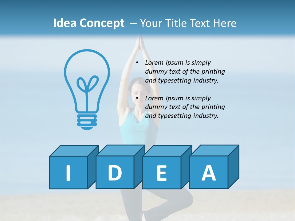 Position Zen Happy PowerPoint Template