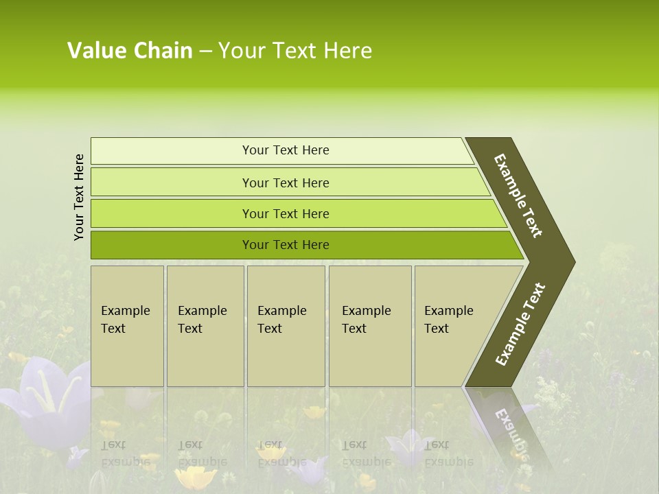 Blur Flora Light PowerPoint Template
