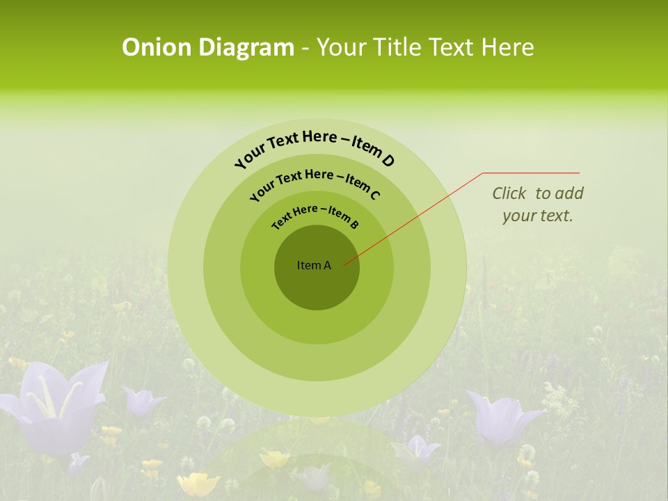 Blur Flora Light PowerPoint Template