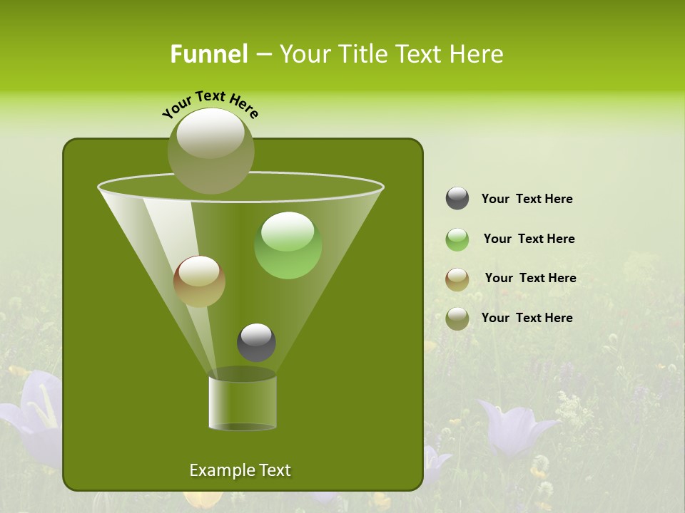 Blur Flora Light PowerPoint Template