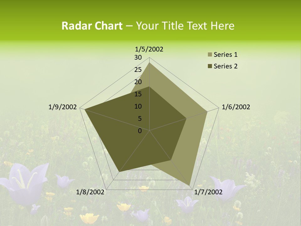 Blur Flora Light PowerPoint Template