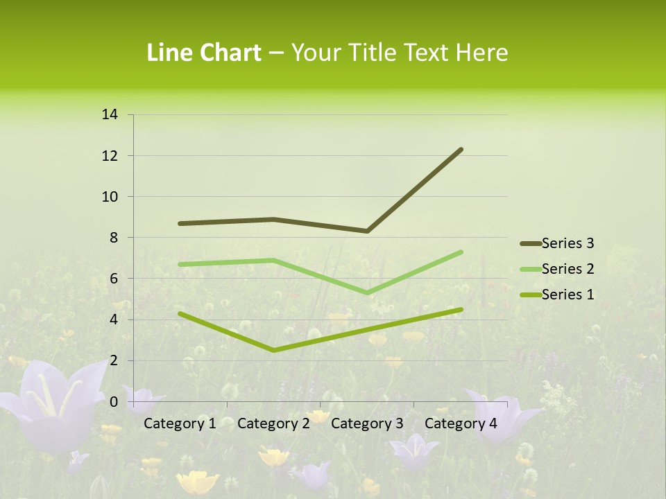 Blur Flora Light PowerPoint Template