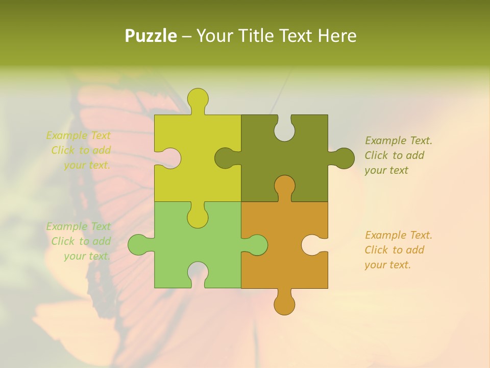 Flying Field Wildlife PowerPoint Template