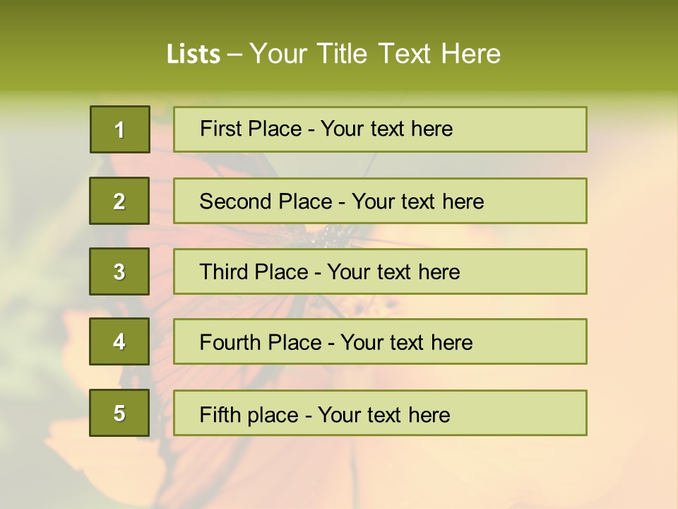 Flying Field Wildlife PowerPoint Template