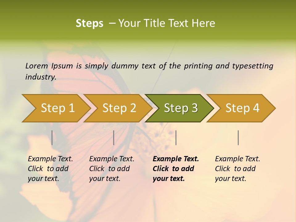 Flying Field Wildlife PowerPoint Template