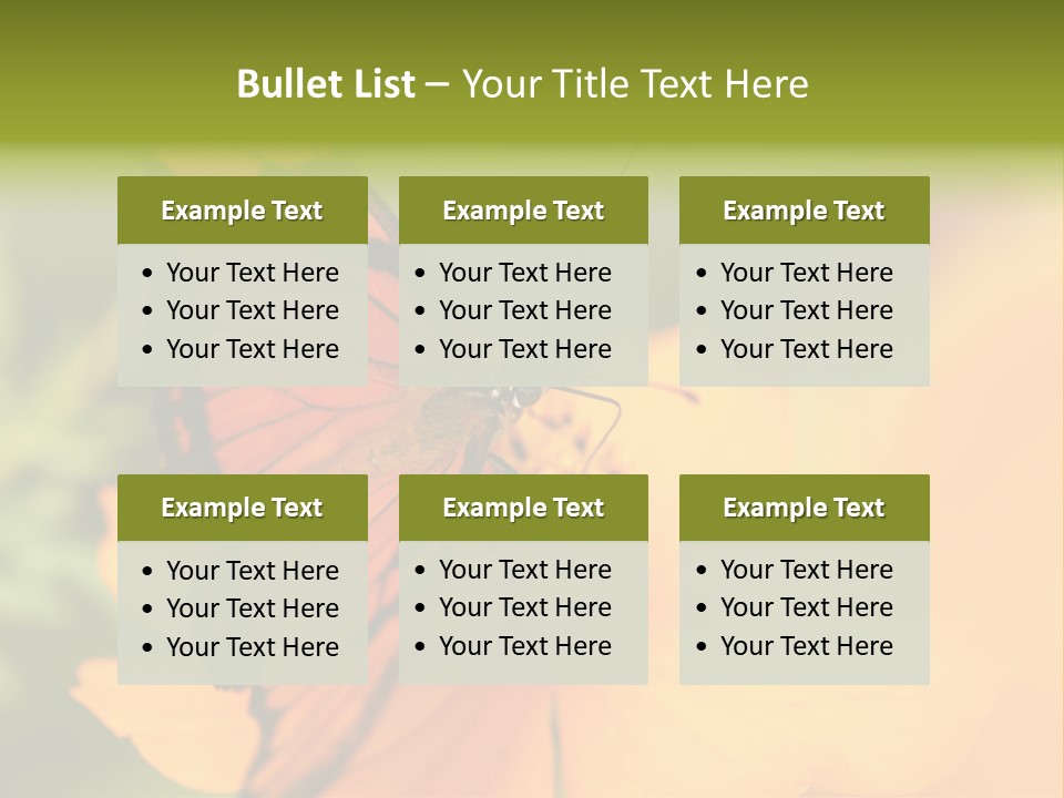 Flying Field Wildlife PowerPoint Template