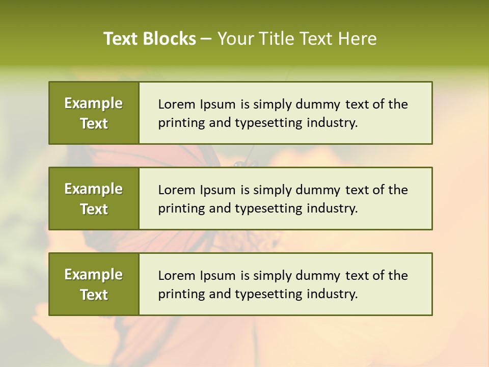 Flying Field Wildlife PowerPoint Template