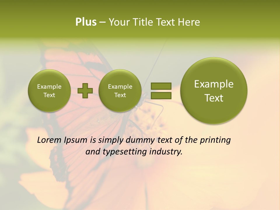 Flying Field Wildlife PowerPoint Template